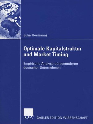 cover image of Optimale Kapitalstruktur und Market Timing